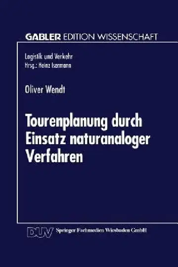 Cover of Tourenplanung Durch Einsatz Naturanaloger Verfahren