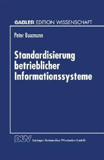Cover of Standardisierung Betrieblicher Informationssysteme