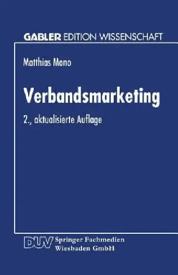 Cover of Verbandsmarketing