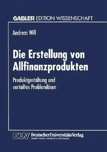 Cover of Die Erstellung Von Allfinanzprodukten