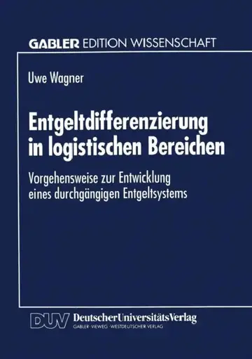 Cover of Entgeltdifferenzierung in Logistischen Bereichen