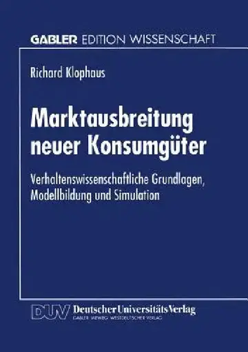 Cover of Marktausbreitung Neuer Konsumgüter