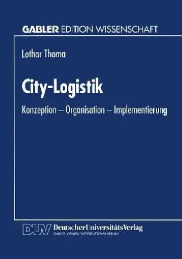 Cover of City-Logistik