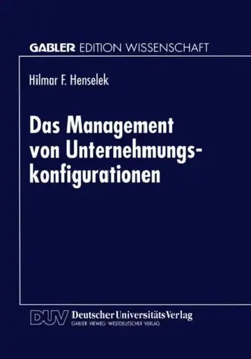 Cover of Das Management Von Unternehmungskonfigurationen