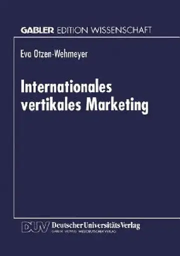 Cover of Internationales Vertikales Marketing
