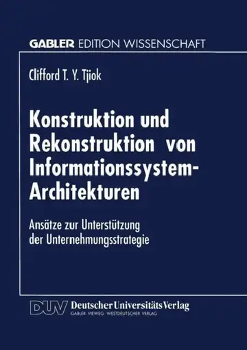 Cover of Konstruktion Und Rekonstruktion Von Informationssystem-Architekturen