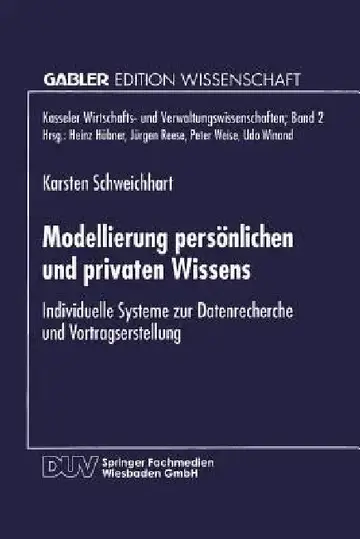 Cover of Modellierung Persönlichen Und Privaten Wissens