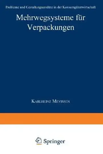 Cover of Mehrwegsysteme Für Verpackungen