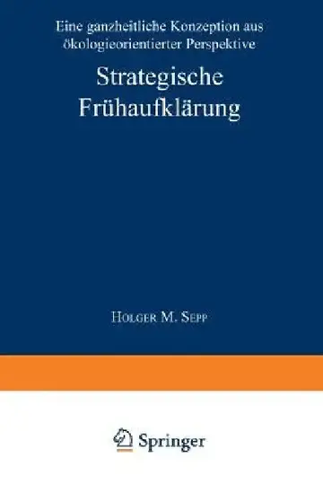 Cover of Strategische Frühaufklärung