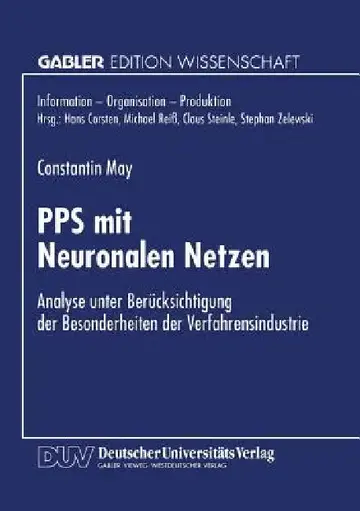 Cover of Pps Mit Neuronalen Netzen