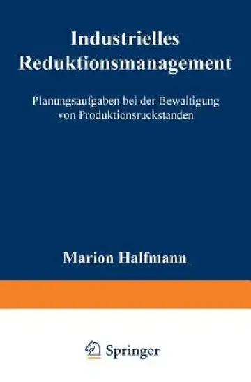 Cover of Industrielles Reduktionsmanagement