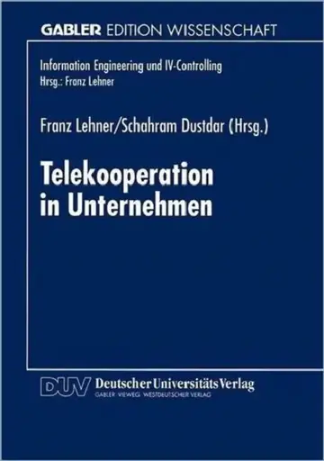 Cover of Telekooperation in Unternehmen