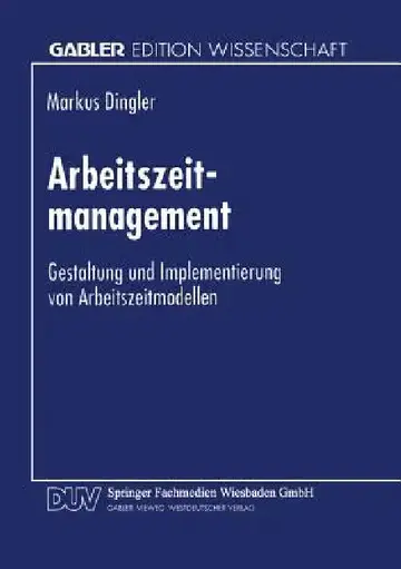 Cover of Arbeitszeitmanagement