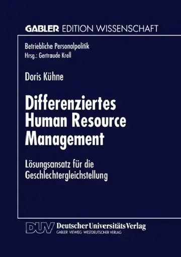 Cover of Differenziertes Human Resource Management