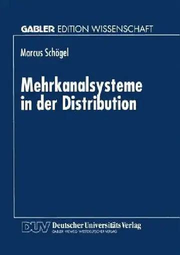 Cover of Mehrkanalsysteme in Der Distribution