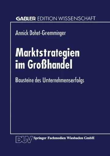 Cover of Marktstrategien Im Großhandel