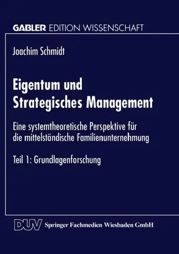 Cover of Eigentum Und Strategisches Management