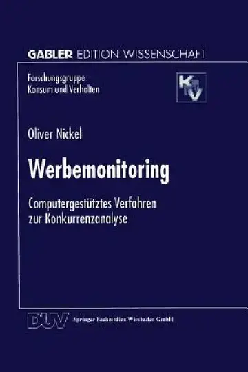 Cover of Werbemonitoring