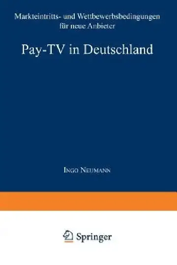 Cover of Pay-TV in Deutschland