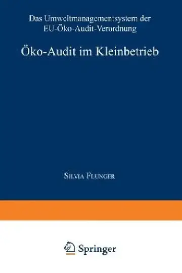 Cover of Öko-Audit Im Kleinbetrieb