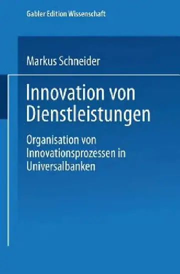 Cover of Innovation Von Dienstleistungen