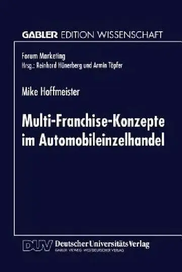 Cover of Multi-Franchise-Konzepte Im Automobileinzelhandel