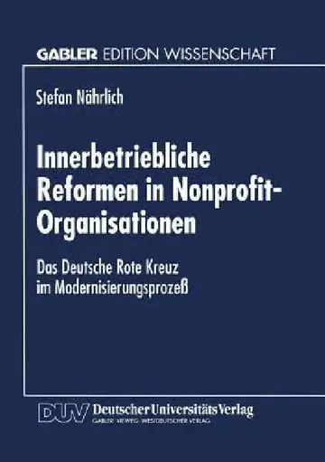 Cover of Innerbetriebliche Reformen in Nonprofit-Organisationen