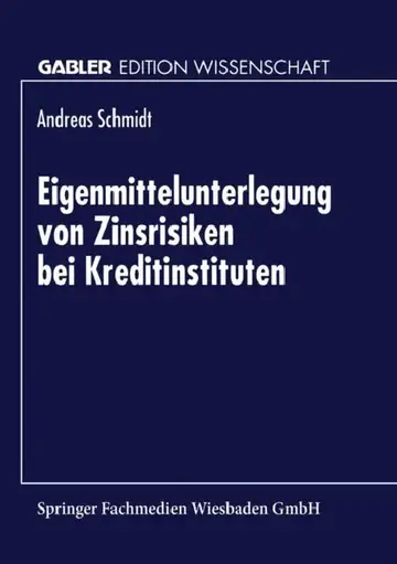 Cover of Eigenmittelunterlegung Von Zinsrisiken Bei Kreditinstituten