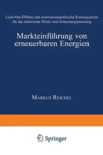 Cover of Markteinführung Von Erneuerbaren Energien