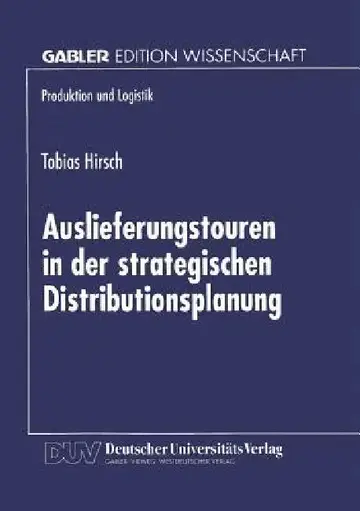 Cover of Auslieferungstouren in Der Strategischen Distributionsplanung