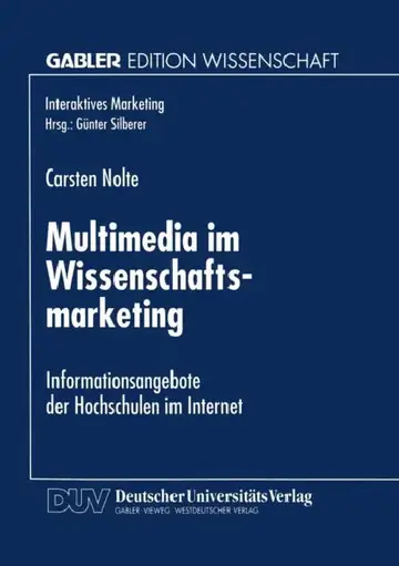 Cover of Multimedia Im Wissenschaftsmarketing
