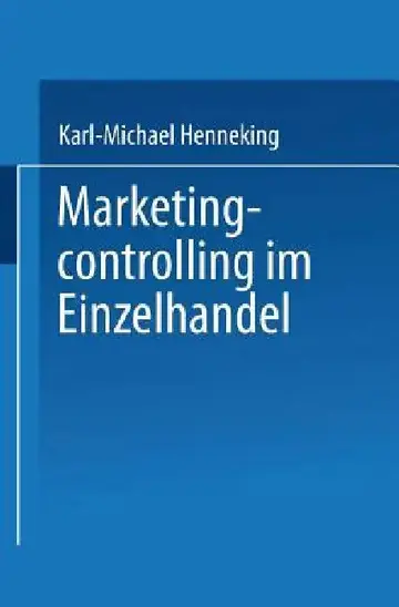 Cover of Marketingcontrolling Im Einzelhandel