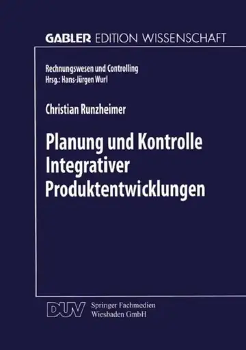 Cover of Planung Und Kontrolle Integrativer Produktentwicklungen