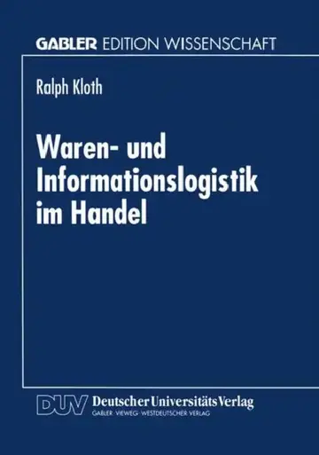 Cover of Waren- Und Informationslogistik Im Handel