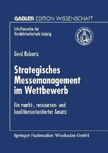Cover of Strategisches Messemanagement Im Wettbewerb