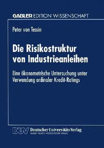 Cover of Die Risikostruktur Von Industrieanleihen