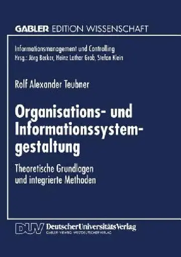 Cover of Organisations- Und Informationssystemgestaltung