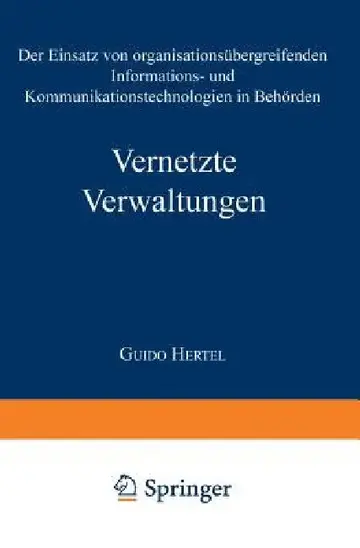 Cover of Vernetzte Verwaltungen