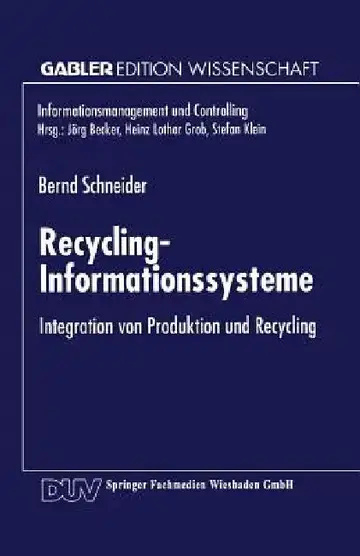 Cover of Recycling-Informationssysteme