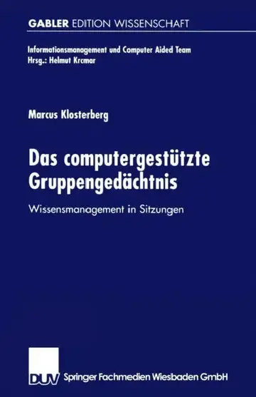 Cover of Das Computergestützte Gruppengedächtnis