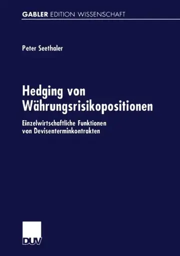 Cover of Hedging Von Währungsrisikopositionen