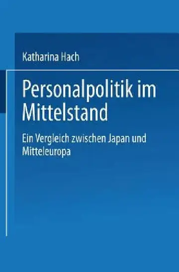 Cover of Personalpolitik Im Mittelstand