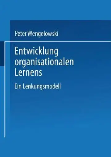 Cover of Entwicklung Organisationalen Lernens