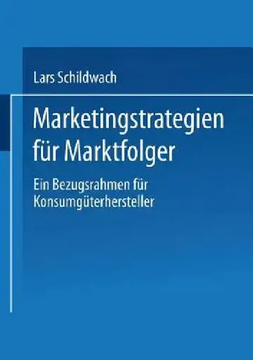 Cover of Marketingstrategien Für Marktfolger