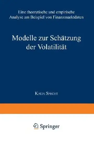 Cover of Modelle Zur Schätzung Der Volatilität