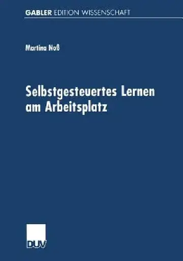 Cover of Selbstgesteuertes Lernen Am Arbeitsplatz