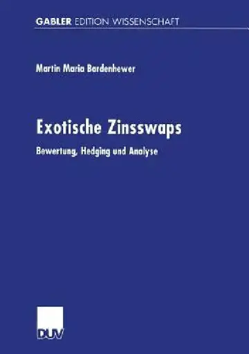 Cover of Exotische Zinsswaps