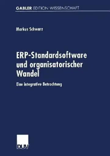 Cover of Erp-Standardsoftware Und Organisatorischer Wandel