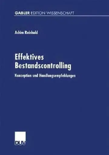 Cover of Effektives Bestandscontrolling