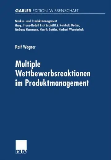 Cover of Multiple Wettbewerbsreaktionen Im Produktmanagement